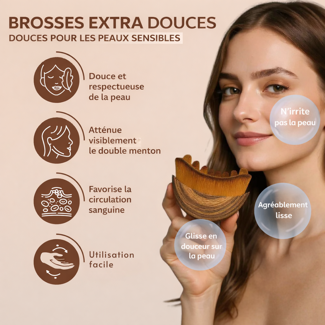 Burelin™ Brosse Lymphatique Visage